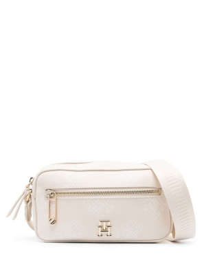 

Iconic monogram-pattern crossbody bag, Tommy Hilfiger Iconic monogram-pattern crossbody bag