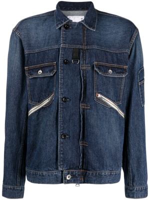 Straight-point collar cotton jacket, Sacai Straight-point collar cotton jacket
Straight-point collar cotton jacket, Sacai Straight-point collar cotton jacket