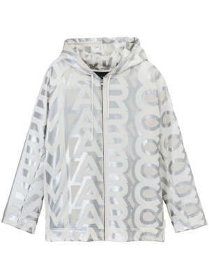 

Monogram-pattern zip-up jacket, Marc Jacobs Monogram-pattern zip-up jacket