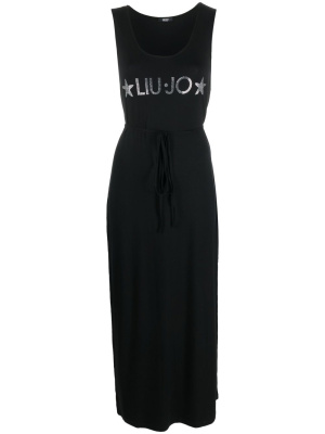 Logo-print sleeveless maxi dress, LIU JO Logo-print sleeveless maxi dress
Logo-print sleeveless maxi dress, LIU JO Logo-print sleeveless maxi dress