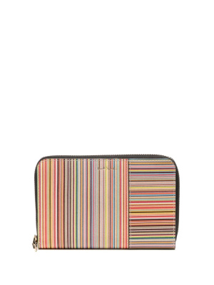 Signature Stripe leather zipped wallet, Paul Smith Signature Stripe leather zipped wallet
Signature Stripe leather zipped wallet, Paul Smith Signature Stripe leather zipped wallet