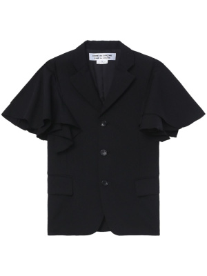Draped-sleeve single-breasted blazer, Comme Des Garçons Comme Des Garçons Draped-sleeve single-breasted blazer
Draped-sleeve single-breasted blazer, Comme Des Garçons Comme Des Garçons Draped-sleeve single-breasted blazer