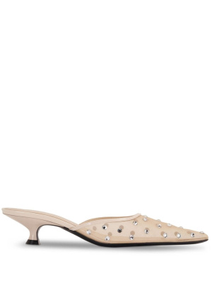 Minnia 35mm crystal-embellished mules, KHAITE Minnia 35mm crystal-embellished mules
Minnia 35mm crystal-embellished mules, KHAITE Minnia 35mm crystal-embellished mules