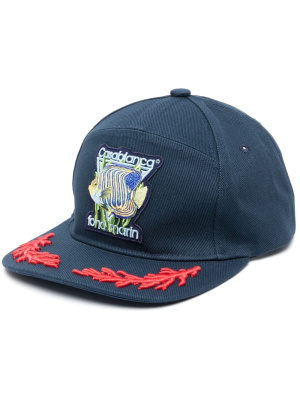 Fond Marin embroidered baseball cap, Casablanca Fond Marin embroidered baseball cap
Fond Marin embroidered baseball cap, Casablanca Fond Marin embroidered baseball cap