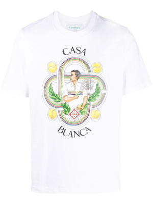 Le Joueur organic cotton T-Shirt, Casablanca Le Joueur organic cotton T-Shirt
Le Joueur organic cotton T-Shirt, Casablanca Le Joueur organic cotton T-Shirt
