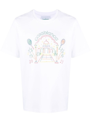Rainbow Crayon organic-cotton T-shirt, Casablanca Rainbow Crayon organic-cotton T-shirt
Rainbow Crayon organic-cotton T-shirt, Casablanca Rainbow Crayon organic-cotton T-shirt