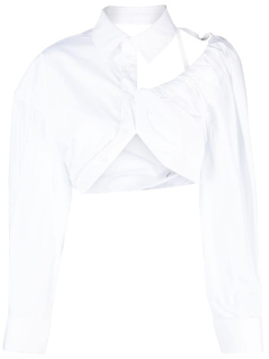 La Galliga asymmetric cropped shirt, Jacquemus La Galliga asymmetric cropped shirt
La Galliga asymmetric cropped shirt, Jacquemus La Galliga asymmetric cropped shirt