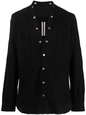 Plunging V-neck press-stud shirt, Rick Owens Plunging V-neck press-stud shirt
Plunging V-neck press-stud shirt, Rick Owens Plunging V-neck press-stud shirt