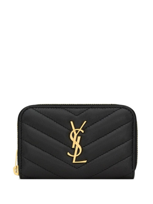 Logo-plaque quilted leather wallet, Saint Laurent Logo-plaque quilted leather wallet
Logo-plaque quilted leather wallet, Saint Laurent Logo-plaque quilted leather wallet