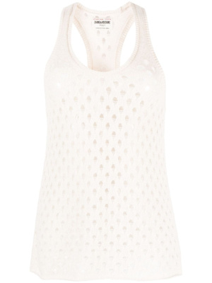 Abbie perforated cashmere-blend top, Zadig&Voltaire Abbie perforated cashmere-blend top
Abbie perforated cashmere-blend top, Zadig&Voltaire Abbie perforated cashmere-blend top