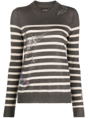 Rhinestone-detail cashmere jumper, Zadig&Voltaire Rhinestone-detail cashmere jumper
Rhinestone-detail cashmere jumper, Zadig&Voltaire Rhinestone-detail cashmere jumper