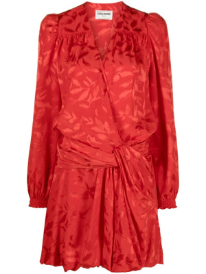 Floral-jacquard wrap minidress, Zadig&Voltaire Floral-jacquard wrap minidress
Floral-jacquard wrap minidress, Zadig&Voltaire Floral-jacquard wrap minidress