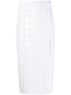 Sequin-embellished houndstooth skirt, Iceberg Sequin-embellished houndstooth skirt
Sequin-embellished houndstooth skirt, Iceberg Sequin-embellished houndstooth skirt