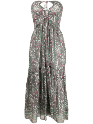 Birona paisley-print midi dress, ISABEL MARANT Birona paisley-print midi dress
Birona paisley-print midi dress, ISABEL MARANT Birona paisley-print midi dress