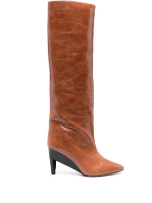 Polished-finish pointed-toe boots, ISABEL MARANT Polished-finish pointed-toe boots
Polished-finish pointed-toe boots, ISABEL MARANT Polished-finish pointed-toe boots