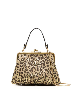 Granny Frame leopard-print mini bag, Vivienne Westwood Granny Frame leopard-print mini bag
Granny Frame leopard-print mini bag, Vivienne Westwood Granny Frame leopard-print mini bag