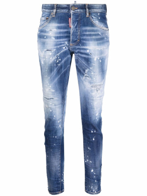 

Acid wash cropped jeans, Dsquared2 Acid wash cropped jeans