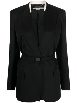 Single-breasted belted blazer, Stella McCartney Single-breasted belted blazer
Single-breasted belted blazer, Stella McCartney Single-breasted belted blazer