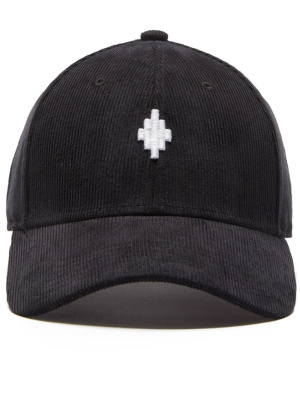 Cross embroidered corduroy baseball cap, Marcelo Burlon County of Milan Cross embroidered corduroy baseball cap
Cross embroidered corduroy baseball cap, Marcelo Burlon County of Milan Cross embroidered corduroy baseball cap