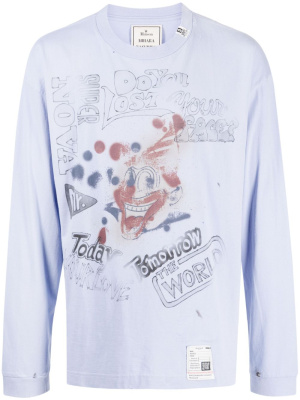 Distressed long sleeve T-shirt, Maison Mihara Yasuhiro Distressed long sleeve T-shirt
Distressed long sleeve T-shirt, Maison Mihara Yasuhiro Distressed long sleeve T-shirt