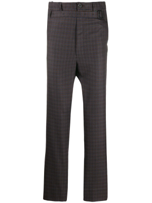 Belted check print trousers, Maison Mihara Yasuhiro Belted check print trousers
Belted check print trousers, Maison Mihara Yasuhiro Belted check print trousers
