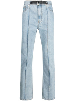 Padlock-detail straight-leg jeans, JW Anderson Padlock-detail straight-leg jeans
Padlock-detail straight-leg jeans, JW Anderson Padlock-detail straight-leg jeans