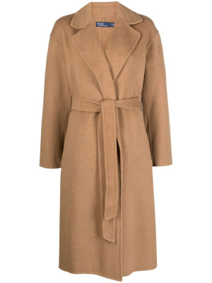 

Belted-waist wrap coat, Polo Ralph Lauren Belted-waist wrap coat