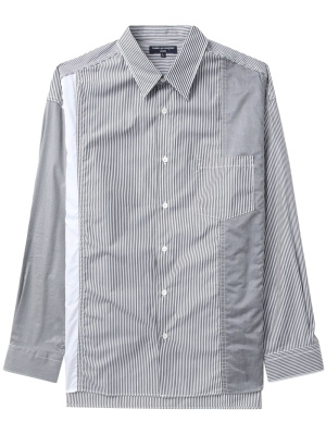 Striped button-up cotton shirt, Comme Des Garçons Homme Striped button-up cotton shirt
Striped button-up cotton shirt, Comme Des Garçons Homme Striped button-up cotton shirt
