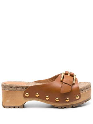 Side buckle-fastening clog sandals, See by Chloé Side buckle-fastening clog sandals
Side buckle-fastening clog sandals, See by Chloé Side buckle-fastening clog sandals