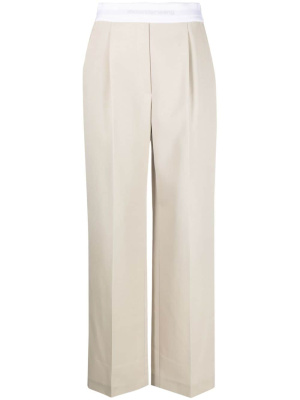 Logo-waistband straight-leg trousers, Alexander Wang Logo-waistband straight-leg trousers
Logo-waistband straight-leg trousers, Alexander Wang Logo-waistband straight-leg trousers