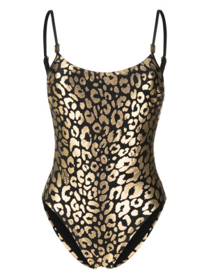 Leopard jacquard low-back swimsuit, Moschino Leopard jacquard low-back swimsuit
Leopard jacquard low-back swimsuit, Moschino Leopard jacquard low-back swimsuit
