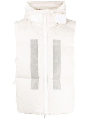 Logo-print hooded quilted gilet, Stone Island Logo-print hooded quilted gilet
Logo-print hooded quilted gilet, Stone Island Logo-print hooded quilted gilet