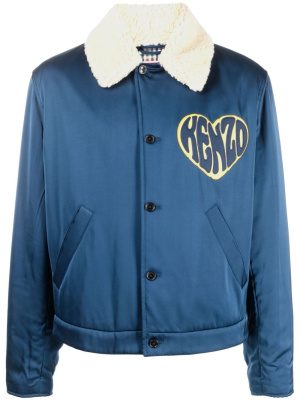 Heart-embroidery shearling collar jacket, Kenzo Heart-embroidery shearling collar jacket
Heart-embroidery shearling collar jacket, Kenzo Heart-embroidery shearling collar jacket