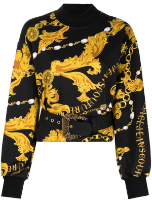 Chain Couture-print cotton sweatshirt, Versace Jeans Couture Chain Couture-print cotton sweatshirt
Chain Couture-print cotton sweatshirt, Versace Jeans Couture Chain Couture-print cotton sweatshirt