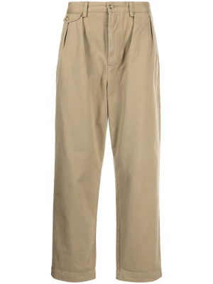 

Pleat-detail cotton trousers, Polo Ralph Lauren Pleat-detail cotton trousers