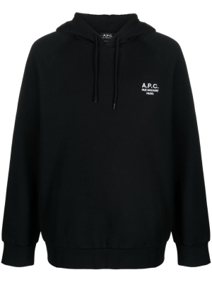 Oscar logo-embroidered cotton hoodie, A.P.C. Oscar logo-embroidered cotton hoodie
Oscar logo-embroidered cotton hoodie, A.P.C. Oscar logo-embroidered cotton hoodie