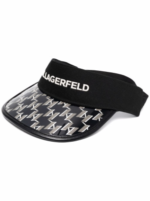 K/Essential monogram-print visor, Karl Lagerfeld K/Essential monogram-print visor
K/Essential monogram-print visor, Karl Lagerfeld K/Essential monogram-print visor