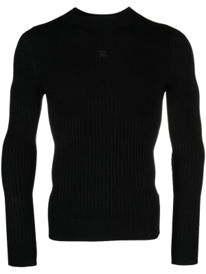 Logo-embroidered ribbed-knit jumper, MISBHV Logo-embroidered ribbed-knit jumper
Logo-embroidered ribbed-knit jumper, MISBHV Logo-embroidered ribbed-knit jumper
