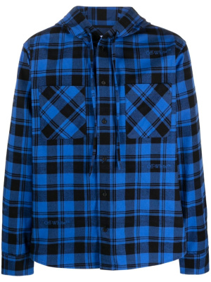 Plaid check-pattern flannel overshirt, Off-White Plaid check-pattern flannel overshirt
Plaid check-pattern flannel overshirt, Off-White Plaid check-pattern flannel overshirt
