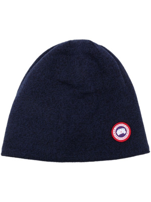 Logo-appliqué wool blend beanie, Canada Goose Logo-appliqué wool blend beanie
Logo-appliqué wool blend beanie, Canada Goose Logo-appliqué wool blend beanie