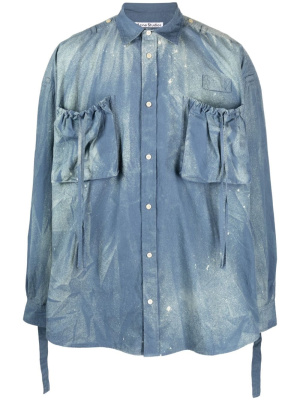Spray-painted long-sleeve cotton shirt, Acne Studios Spray-painted long-sleeve cotton shirt
Spray-painted long-sleeve cotton shirt, Acne Studios Spray-painted long-sleeve cotton shirt