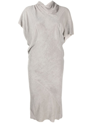 Asymmetric draped velvet midi dress, Rick Owens Asymmetric draped velvet midi dress
Asymmetric draped velvet midi dress, Rick Owens Asymmetric draped velvet midi dress