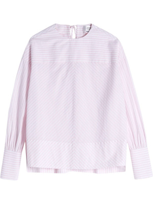 Stripe-print long-sleeve blouse, Victoria Victoria Beckham Stripe-print long-sleeve blouse
Stripe-print long-sleeve blouse, Victoria Victoria Beckham Stripe-print long-sleeve blouse