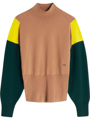 Colour-block high neck jumper, Victoria Victoria Beckham Colour-block high neck jumper
Colour-block high neck jumper, Victoria Victoria Beckham Colour-block high neck jumper