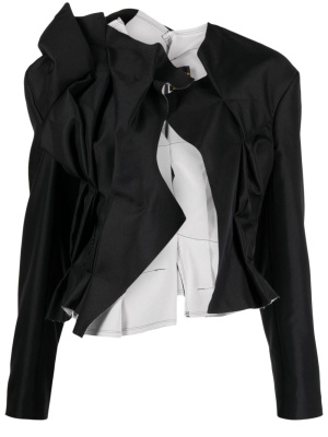Asymmetric layered-detail jacket, Comme Des Garçons Asymmetric layered-detail jacket
Asymmetric layered-detail jacket, Comme Des Garçons Asymmetric layered-detail jacket