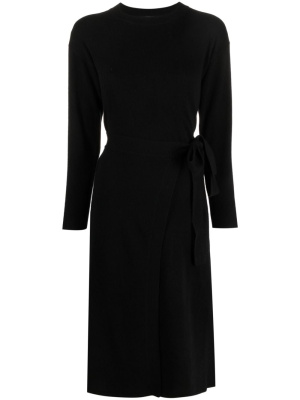 Long-sleeve self-tie midi dress, Yves Salomon Long-sleeve self-tie midi dress
Long-sleeve self-tie midi dress, Yves Salomon Long-sleeve self-tie midi dress