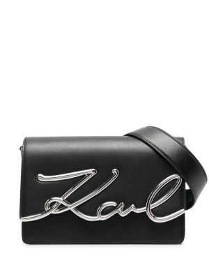 K/Signature leather shoulder bag, Karl Lagerfeld K/Signature leather shoulder bag
K/Signature leather shoulder bag, Karl Lagerfeld K/Signature leather shoulder bag