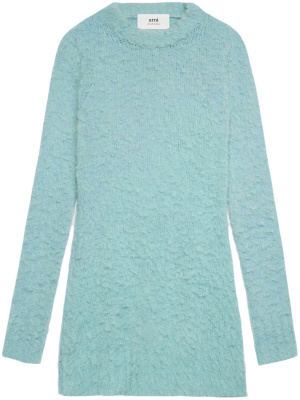 Fluffy-knit long-sleeve minidress, AMI Paris Fluffy-knit long-sleeve minidress
Fluffy-knit long-sleeve minidress, AMI Paris Fluffy-knit long-sleeve minidress