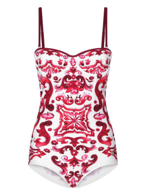 Maiolica-print one-piece swimsuit, Dolce & Gabbana Maiolica-print one-piece swimsuit
Maiolica-print one-piece swimsuit, Dolce & Gabbana Maiolica-print one-piece swimsuit