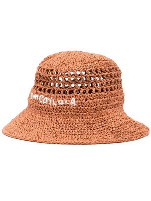 Logo-embroidered interwoven bucket hat, Bimba y Lola Logo-embroidered interwoven bucket hat
Logo-embroidered interwoven bucket hat, Bimba y Lola Logo-embroidered interwoven bucket hat